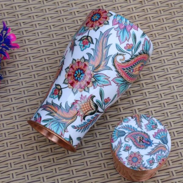 Copper Sugar Pot on cobrizo