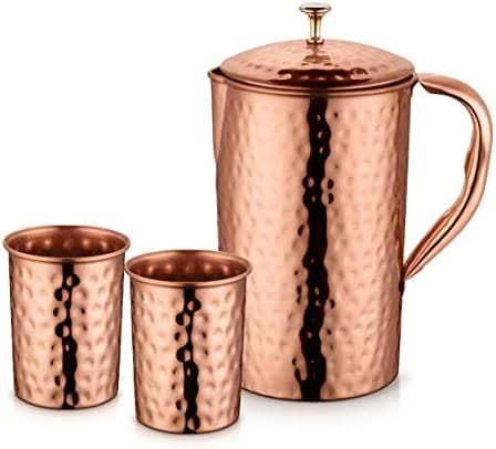 Hammered Copper Jug – Traditional Elegance