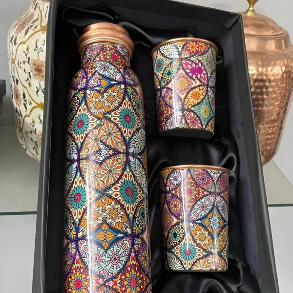 Copper Bottle Gift Set – Wellness Duo