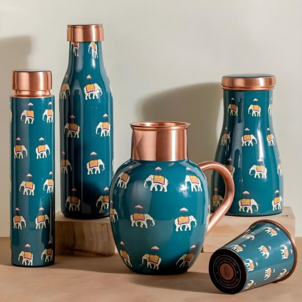Copper Water Jug & Tumbler Set – Healthy Hydration